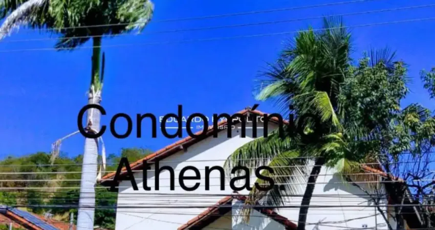 Casa duplex, 2 quartos, condomínio athenas, rio da prata, financia