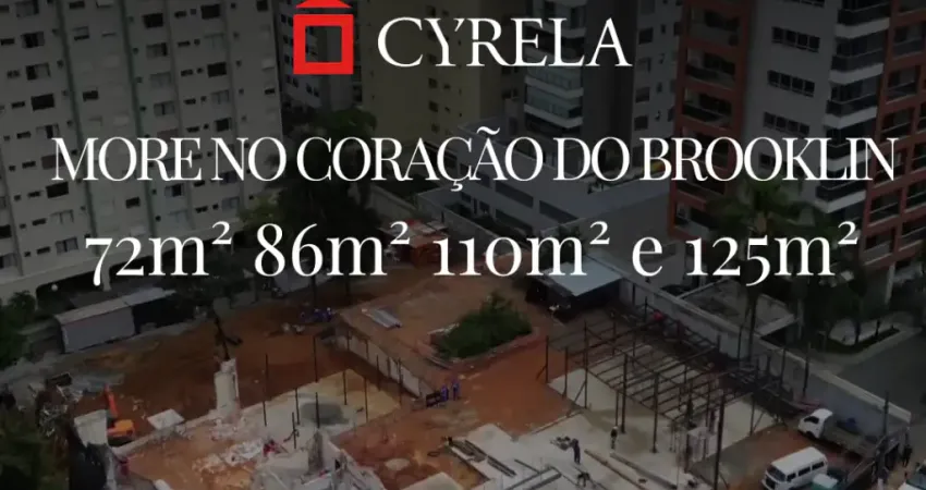 Lançamento Cyrela no Coração do Blooklin Rua Indiana 72m² 86m² 110m² e 125m²