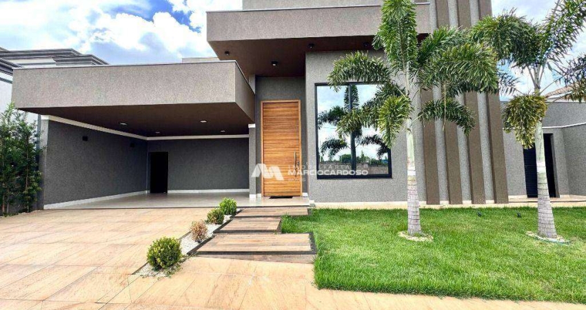 Casa com 3 dormitórios, 282 m² - venda por R$ 1.890.000,00 ou aluguel por R$ 13.728,00/mês - Golden Park Residence  - Mirassol/SP