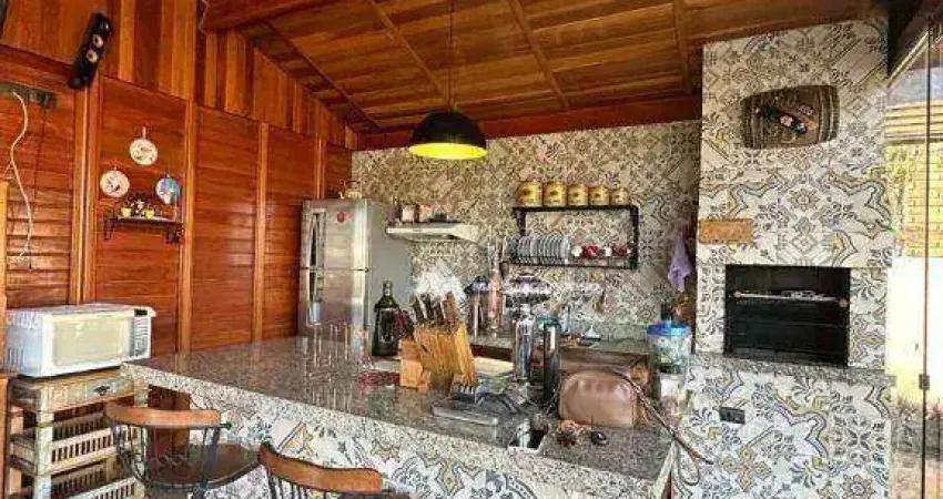 Rancho com 4 dormitórios à venda, 195 m² por R$ 1.200.000,00 - Zona Rural - Mendonça/SP