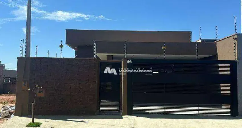 Casa com 3 dormitórios à venda, 130 m² por R$ 520.000 - Mais Parque - Mirassol/SP