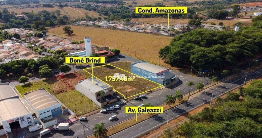 Área à venda, 1757 m² por R$ 2.442.000,00 - Residencial Machado I - São José do Rio Preto/SP