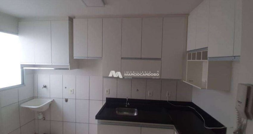 Apartamento com 2 dormitórios para alugar, 45 m² por R$ 1.511,00/mês - Rios di Itália - São José do Rio Preto/SP
