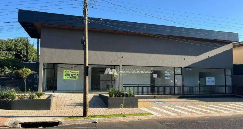 Salão para alugar, 62 m² por r$ 4.401,00/mês - jardim primavera - são josé do rio preto/sp