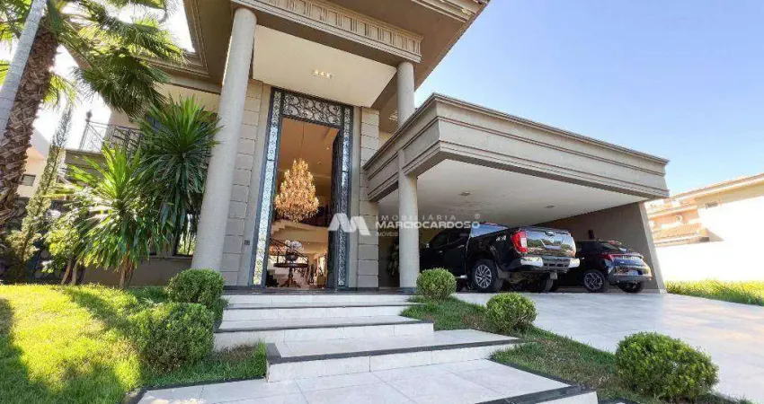 Sobrado com 5 dormitórios à venda, 742 m² por R$ 7.900.000,00 - Parque Residencial Damha V - São José do Rio Preto/SP