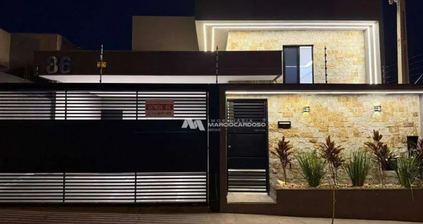 Casa com 3 dormitórios à venda, 126 m² por R$ 750.000,00 - Setsul II - São José do Rio Preto/SP