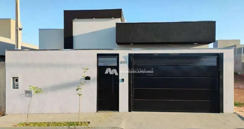Casa com 3 dormitórios à venda, 115 m² por R$ 530.000,00 - Set Valley 3 - São José do Rio Preto/SP