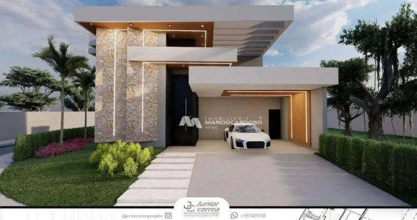 Casa com 3 dormitórios à venda, 237 m² por r$ 2.590.000,00 - parque residencial damha vi - são josé do rio preto/sp