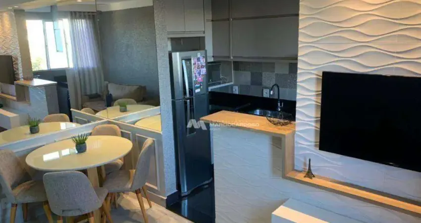 Apartamento com 2 dormitórios, 46 m² - venda por r$ 250.000,00 ou aluguel por r$ 1.790,00/mês - rios di itália - são josé do rio preto/sp