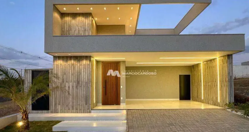 Casa com 3 dormitórios à venda, 147 m² por r$ 850.000,00 - bella vitta monte líbano - bady bassitt/sp