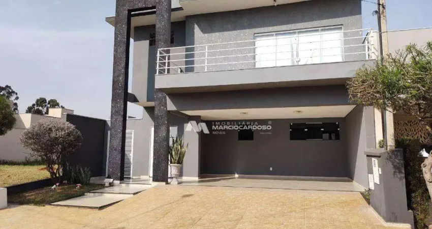 Sobrado com 3 dormitórios, 287 m² - venda por r$ 1.190.000,00 ou aluguel por r$ 5.900,00/mês - village damha mirassol iii - mirassol/sp