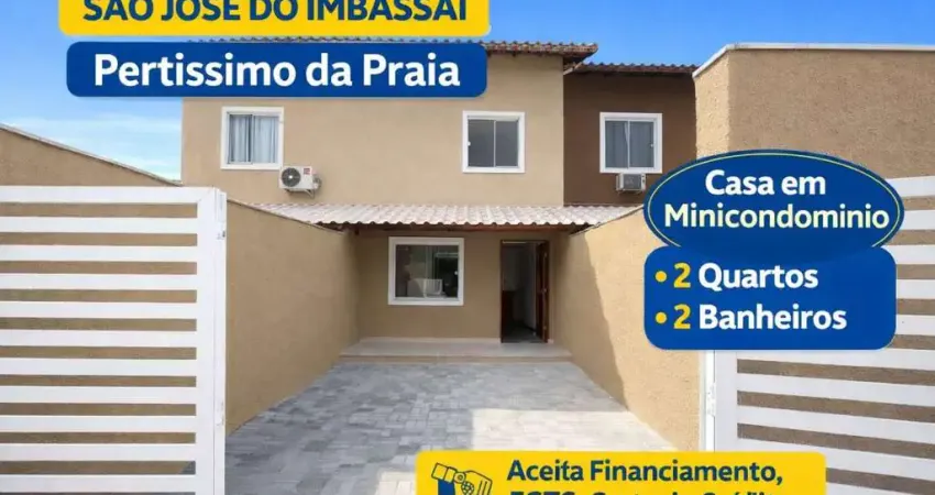 Casa para Venda em Maricá, SAO JOSE DO IMBASSAI, 2 dormitórios, 2 banheiros, 2 vagas