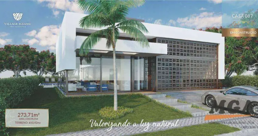 Casa com 4 dormitórios à venda, 273 m² - Village Iguassu Golf Residence - Foz do Iguaçu/PR