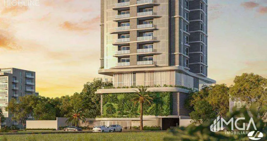Apartamento com 3 dormitórios à venda, 121 m² por R$ 1.564.500,00 - Highline Residence - Foz do Iguaçu/PR