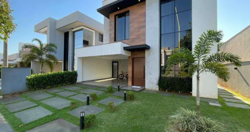 Sobrado com 4 dormitórios à venda, 288 m² por r$ 2.390.000,00 - condomínio terras alpha ii - foz do iguaçu/pr