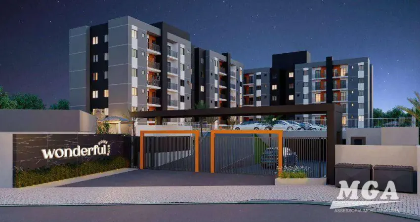 Apartamento com 2 dormitórios à venda por R$ 367.000,00 - Wonderful Home Club - Foz do Iguaçu/PR