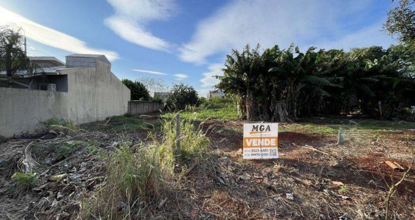 Terreno à venda, 415 m² por R$ 360.000,00 - Jardim Guarapuava - Foz do Iguaçu/PR