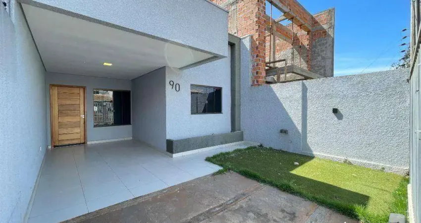 Casa com 2 dormitórios sendo 01 suíte à venda, 86 m² por r$ 380.000 - cognópolis - foz do iguaçu/paraná