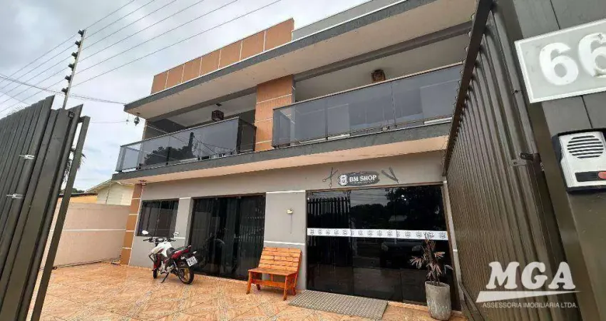 Apartamento com 3 dormitórios para alugar, 246 m² por r$ 2.660,00/mês - vila carima - foz do iguaçu/pr