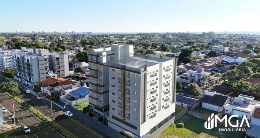 Apartamento à venda, 81 m² - edifício casa blanca - foz do iguaçu/pr