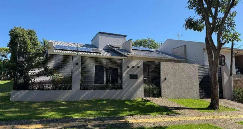 Casa com 3 dormitórios à venda, 169 m² por r$ 1.450.000,00 - jardim social i - foz do iguaçu/pr