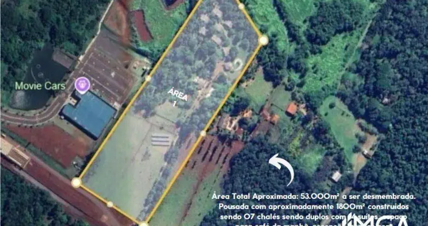 Área à venda, 53000 m² por r$ 53.000.000,00 - cataratas - foz do iguaçu/pr