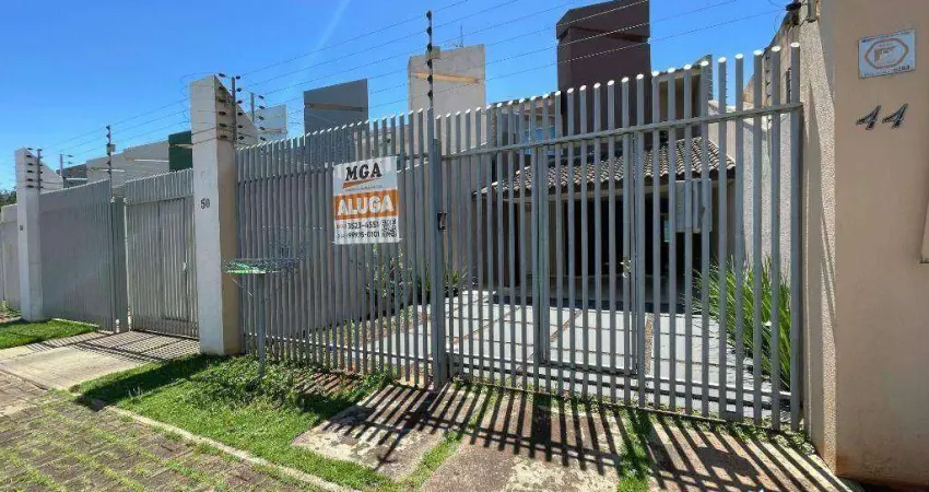 Sobrado com 3 dormitórios para alugar, 122 m² por r$ 2.937,50/mês - jardim panorama ii - foz do iguaçu/pr