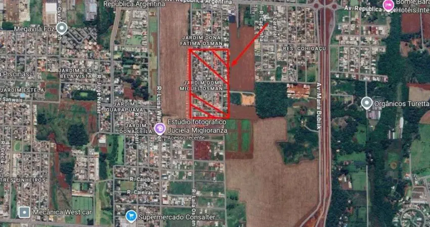 Terreno à venda, 250 m² por r$ 245.000,00 - jardim panorama - foz do iguaçu/pr