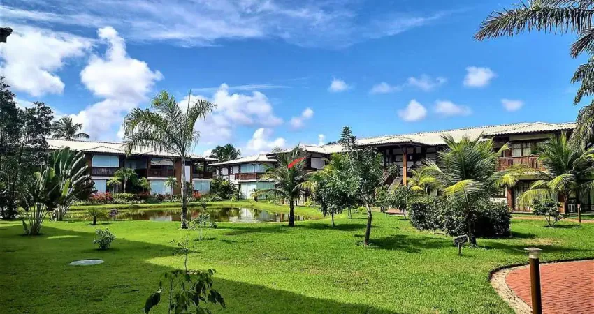 Apartamento com churrasqueira e quadra poliesportiva em condomínio fechado na Praia do Forte, Mata de São João