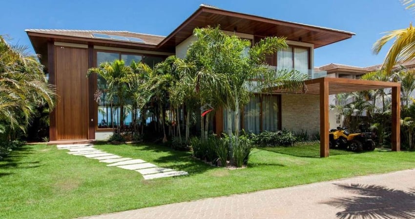 Casa em Condomínio à venda em Praia do Forte, Mata de São João - Imóvel mobiliado com vista para o mar