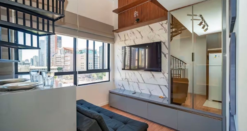 DUPLEX FINAMENTE MOBILIADO NO CENTRO COM VAGA, RARIDADE