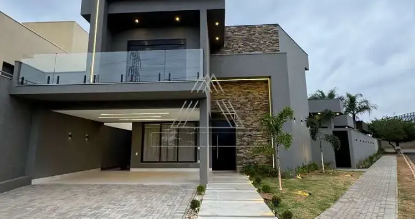 Imperdível: Casa de luxo no Golden Park Residence, Mirassol-SP, 4 quartos, 3 suítes, 2 salas, 6 banheiros, 4 vagas, 273,28 m².