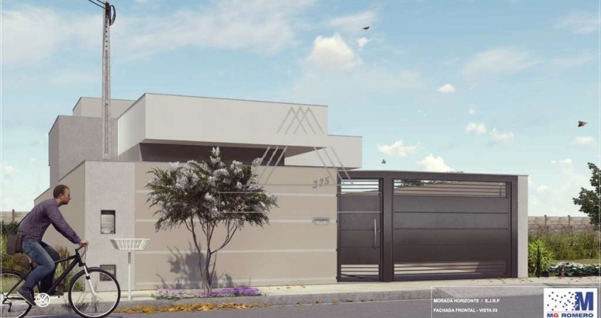Imperdível oportunidade de casa à venda em São José do Rio Preto-SP, no bairro Setparque Horizonte: 2 quartos, 1 sala, 1 banheiro, 2 vagas de garagem, 58m².