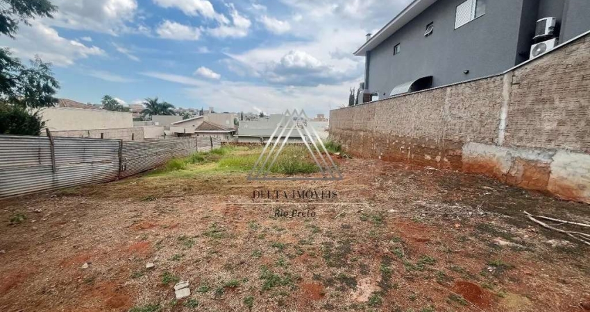 Terreno em Condomínio à Venda em São José do Rio Preto-SP, Residencial Gaivota I  400,00m² de Área