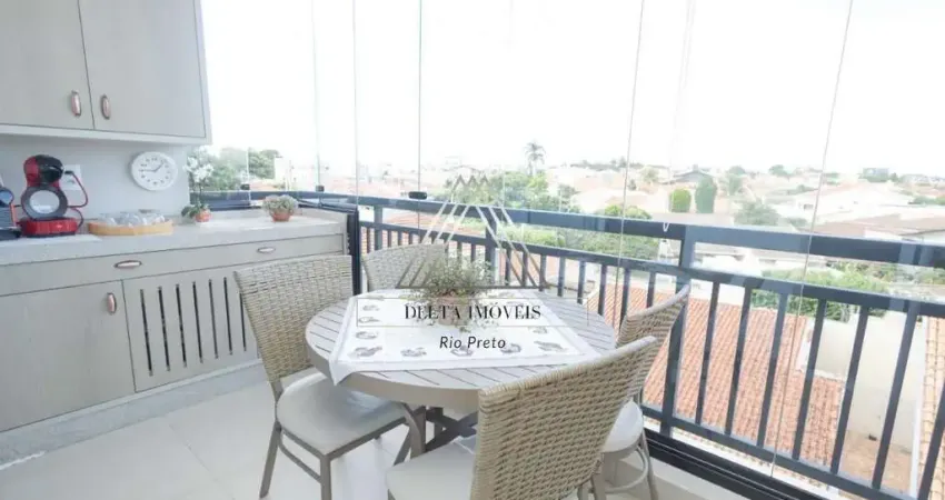 Apartamento com 3 quartos à venda na Avenida Doutor Aniloel Nazareth, 5080, Parque Residencial Comendador Mançor Daud, São José do Rio Preto