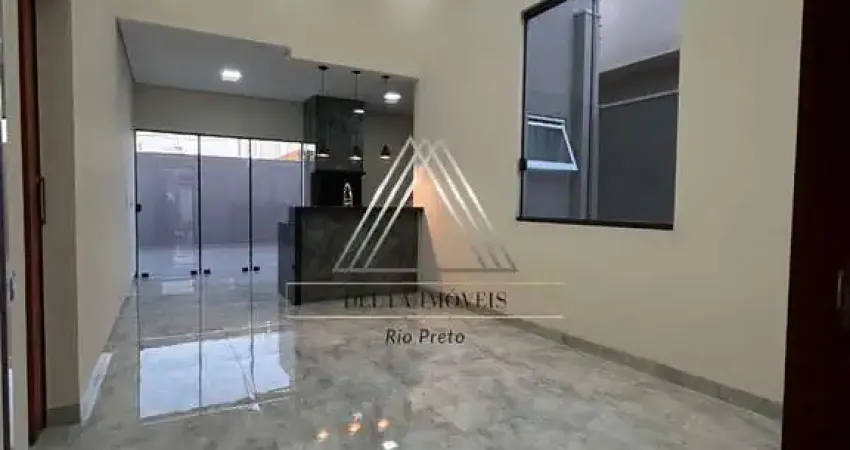 Casa à venda em São José do Rio Preto-SP, Residencial Setsul II: 3 quartos, 2 suítes, 2 salas, 3 banheiros, 2 vagas, 100m².