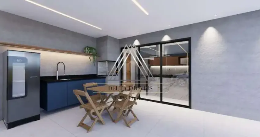 Imperdível! Casa à venda em São José do Rio Preto-SP, Vila Nobre: 2 quartos, 1 suíte, 1 sala, 2 banheiros, 2 vagas, 65m².