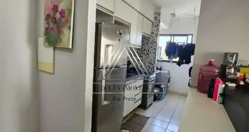 Apartamento à venda em são josé do rio preto-sp: 2 quartos, sala, banheiro, vaga de garagem e 69,50 m² no jardim vivendas!