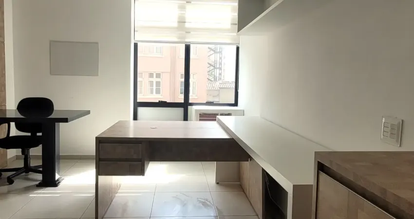 Oportunidade: sala comercial mobiliada esquina marechal deodoro – 35 m²- centro de curitiba