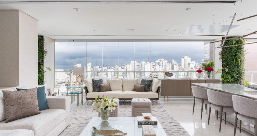 Apartamento de fino acabamento, moderno e mobiliado!!