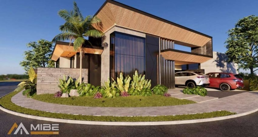 Casa térrea de esquina com 3 suites e piscina à venda, 184 m² por R$ 1.590.000 - Jardim do Jatobá - Hortolândia/SP