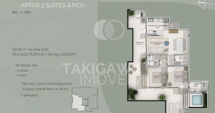 Apartamento para Venda em Florianópolis, Jurerê, 2 dormitórios, 2 suítes, 2 banheiros, 1 vaga