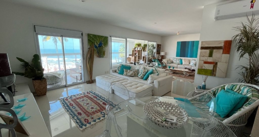 Apartamento Porteira fechada de Alto Padrão Frente ao Mar no Guarujá – 3 Vagas e Lazer Completo