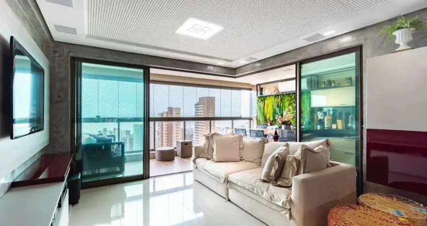 Um maravilhoso apartamento em manaíra, com 150 m² e vista definitiva para o mar