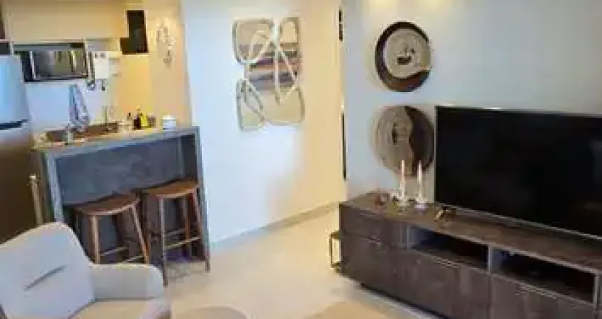 Um lindo apartamento pé na areia todo mobiliado em intermares