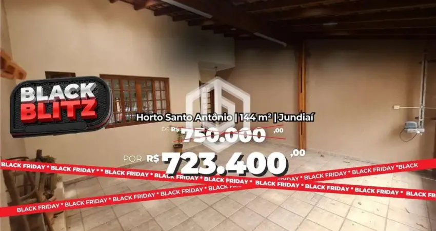 Casa com 3 quartos à venda na Rua Fábio Ricardo Ortiz Finardi, Horto Santo Antonio, Jundiaí