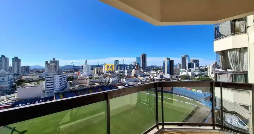 Excelente apartamento semi mobiliado com 2 quartos (1 suíte), centro, itajaí