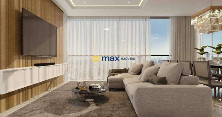 Lançamento: Apartamento com 4 suítes, espaço gourmet e 3 vagas. Centro de Balneário Camboriú