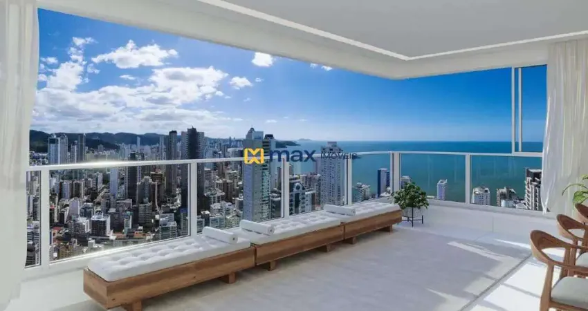 Venda: Lançamento com 4 quartos, amplo living e 3 vagas. Centro de Balneário Camboriú