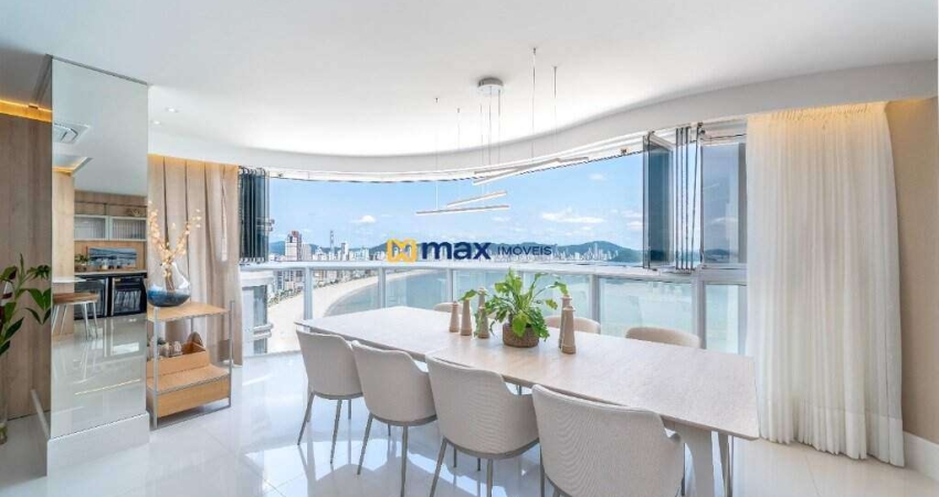 Venda: Alto padrão frente mar com 4 suítes e 4 vagas, Balneário Camboriú